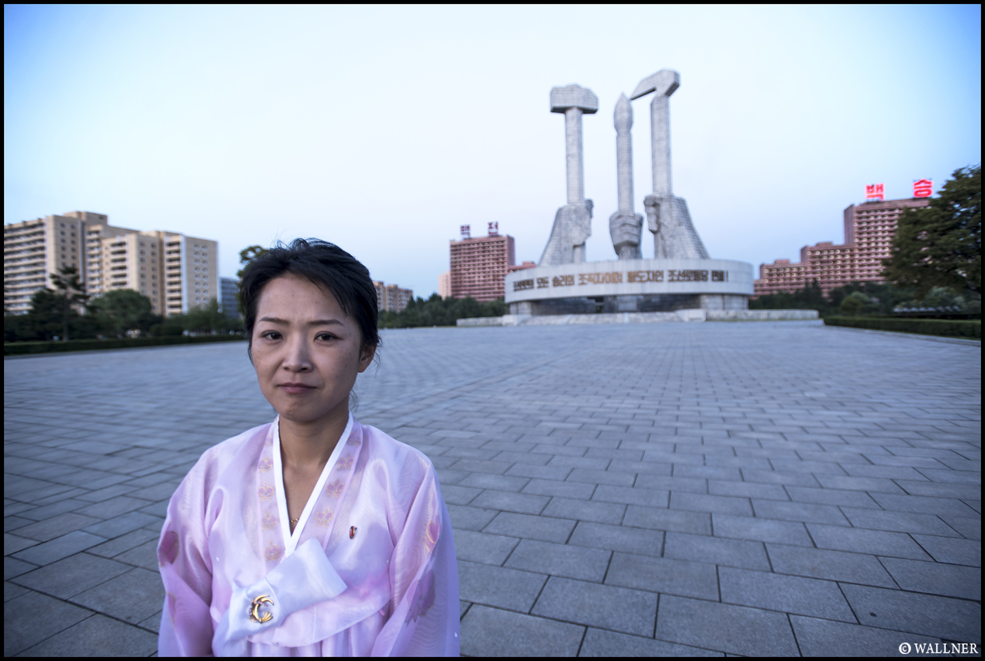 Digital Patrik Wallner Pyongyang Hammer Sickle Portrait LOWQ 2000P